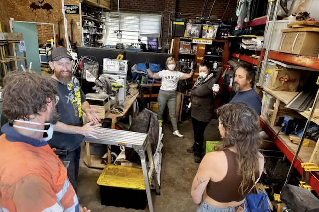 Members gather at Sparkhaus 